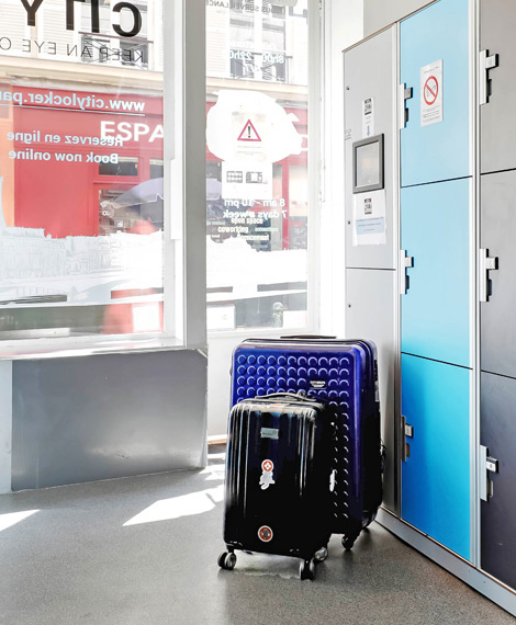 Automatic luggage lockers